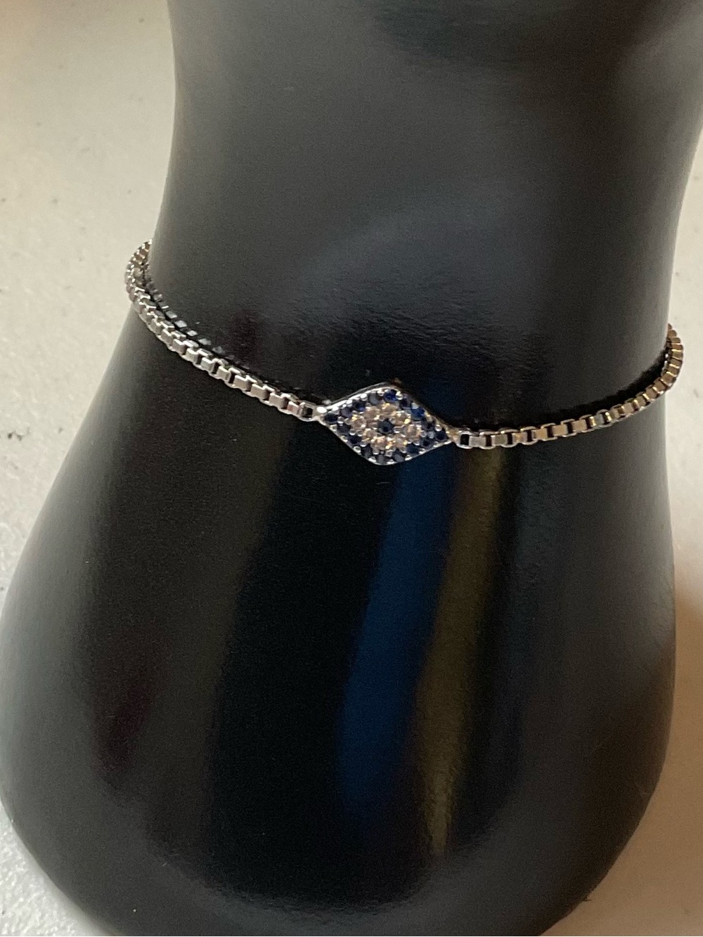 925 Silver Evil Eye Bracelet